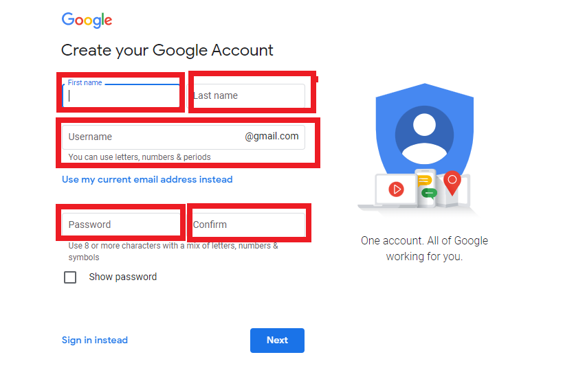 Gmail Sign Up – Create Gmail Account