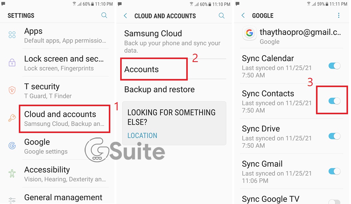 How to Sync Phone Contacts with Gmail Account